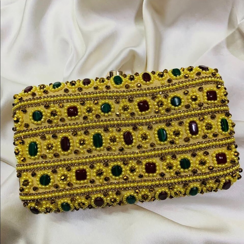 Party wear Purse clutch stone work beautiful
